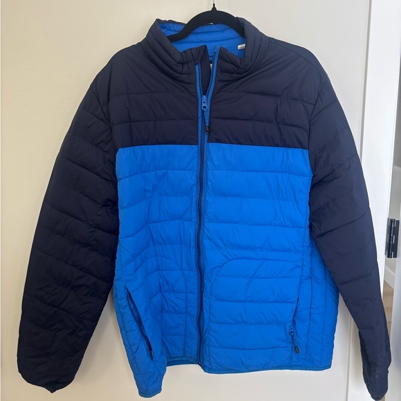GAP ColdControl Lite Stretch Colorblock Packable Puffer Jacket - Picture 2 of 7